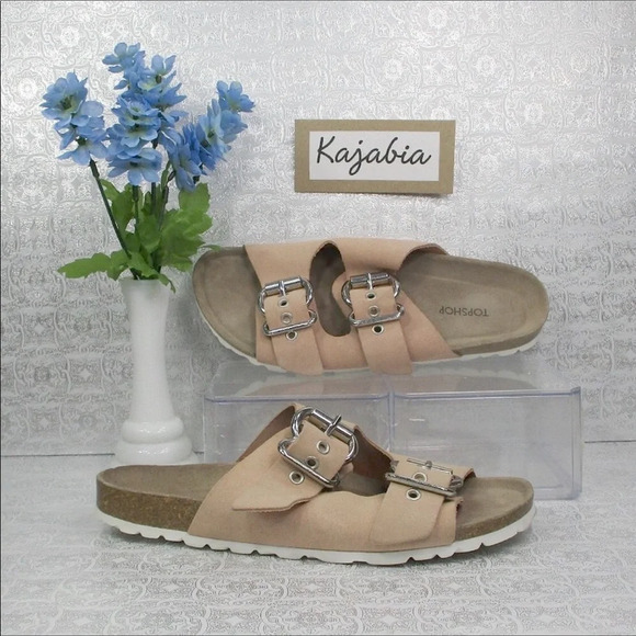 TOP SHOP Slip On Sandals Size 40 - Picture 1 of 7